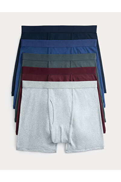 Marks & Spencer 5’li Saf Pamuk Cool & Fresh Boxer