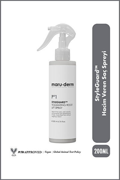 Maru.Derm StyleGuard™ Hacim Veren Saç Spreyi – Hacim Artırıcı Root Lift Spray...