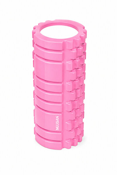MUJGAN Foam Roller Masaj Silindiri Yoğunluklu Pilates Yoga Fitness Kas Gevşet...