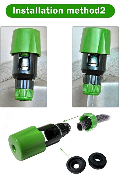 Arabest Universal Mixer Tap Hose Connector, Kitchen Pipe Joiner Fitting Adapter