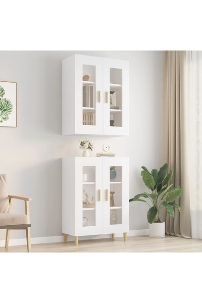Concept Dulap de perete suspendat, alb, 69,5x34x90 cm