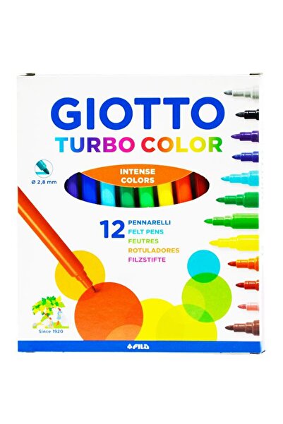 Genel Markalar Giotto Turbo Color 12’Li Keçeli Kalem 416000