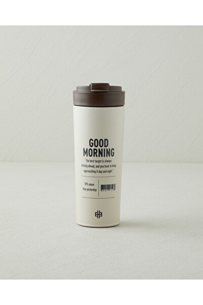English Home Good Mood Morning Çelik Termos 500 ml Kahverengi