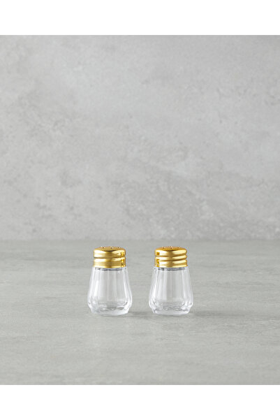 English Home Lilla Cam 2'li Tuzluk - Biberlik 4x4 cm Gold