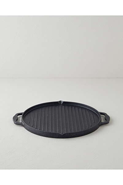 English Home Savor Premium Yuvarlak Grill Tava 34 cm Siyah