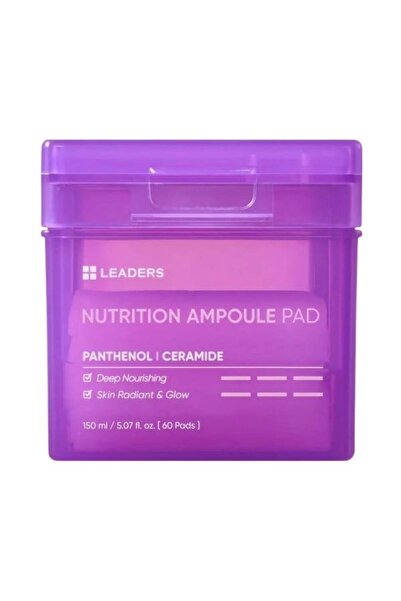 Leaders Nutrition Ampoule Pad | Nemlendirici ve Besleyici Tonikli Ped | 60 Adet
