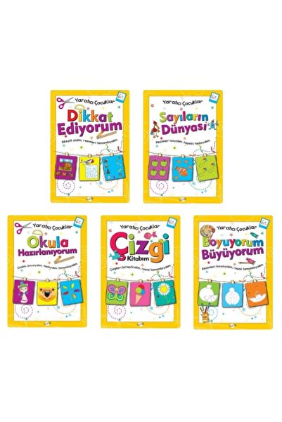 Kukla Yayınları Puppet Creative Kids Activity Set 6+ Age 5 Books