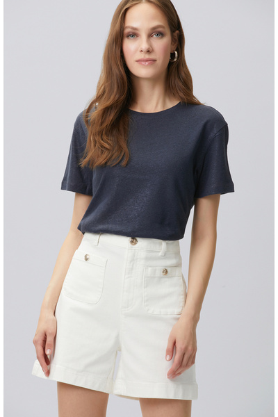Network Lacivert Keten Mix T-shirt