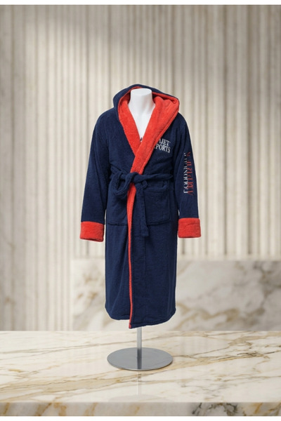 Truva Grup Unisex Robe, Cocolino – Navy Blue – Comfort, Protection and Hygiene