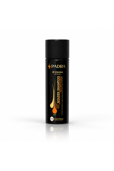 padra Golden Shampoo 3D Intensive Hair Booster, Piroctone Olamine 200Ml Unisex