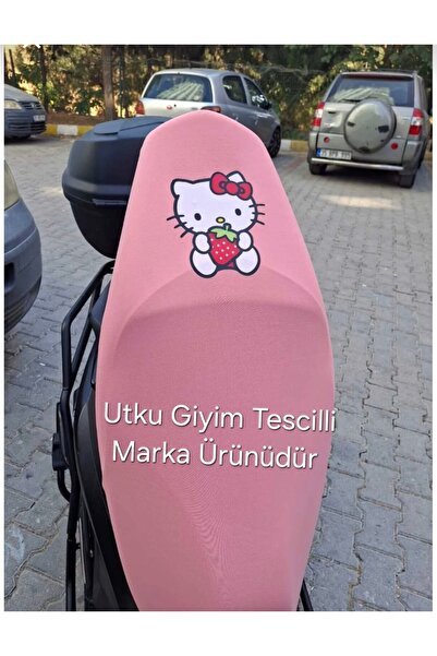 Utku Giyim HELLO KİTY ÜNİVERSAL MOTOSİKLET KOLTUK KILIFI YAVRUAĞZI