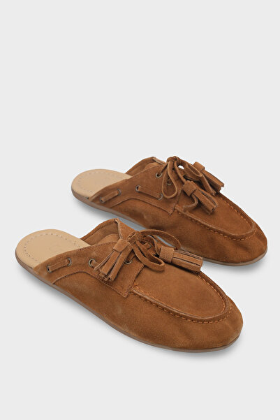 Capone Outfitters Papuci de damă Shellie din piele naturală, din piele întoar...