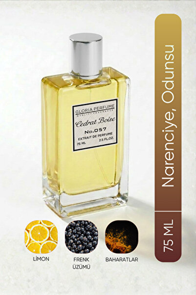Gloria Perfume Cedrat Boise 75 ml Edp Unisex Parfüm