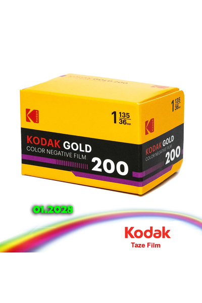 Kodak Renkli Negatif Analog Fotoğraf Filmi. Gold 200-36-35mm