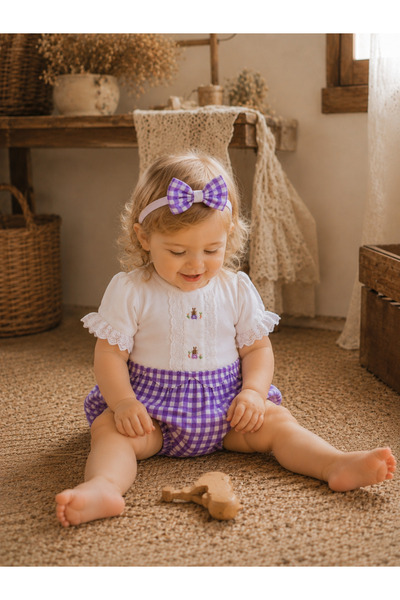Mama Miel Baby Pötikare Soft Series Hand Embroidered Carrot Rabbit Scalloped ...