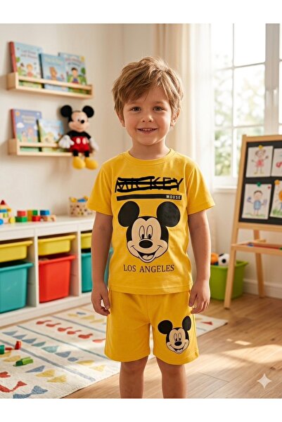 ZEYBABY costum de vară pentru băieți din bumbac pieptănat