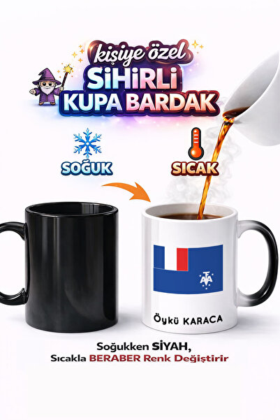 Kirbi Reklam كوب سحري مطبوع عليه علم أرضيات فرنسا الجنوبية من Country Tf