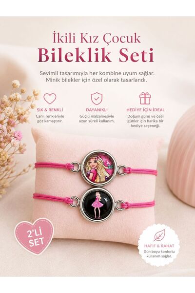 Elfida Shop 2^li ip bileklik kız çocuk bilekliği arkadaş