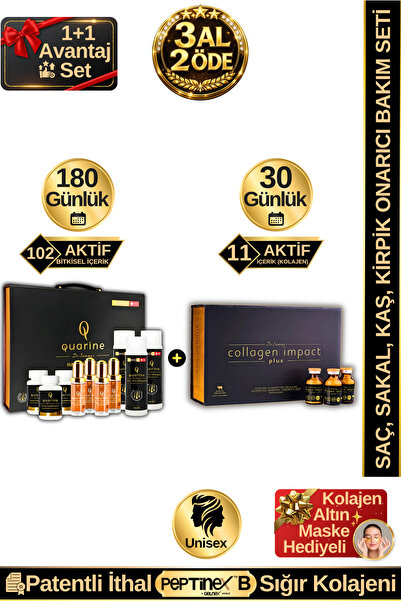 Dr.Sammy's Collagen + Saç Bakım Seti Avantaj Paket (1 Aylık Toz Kolajen + 6 A...
