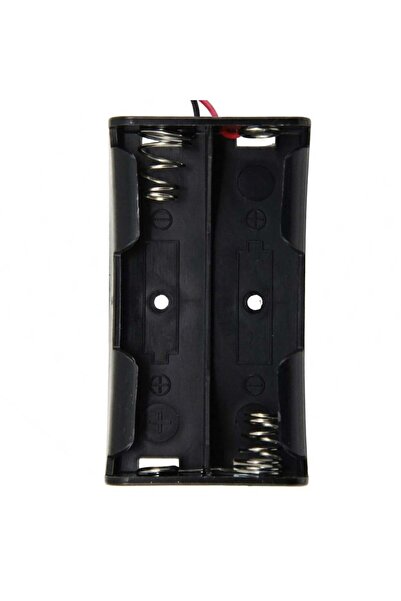 Powermaster PM-18650-2 Başlıklı 18650 Pil İçin Kablolu Zıt Yön İkili Pil Yuvası