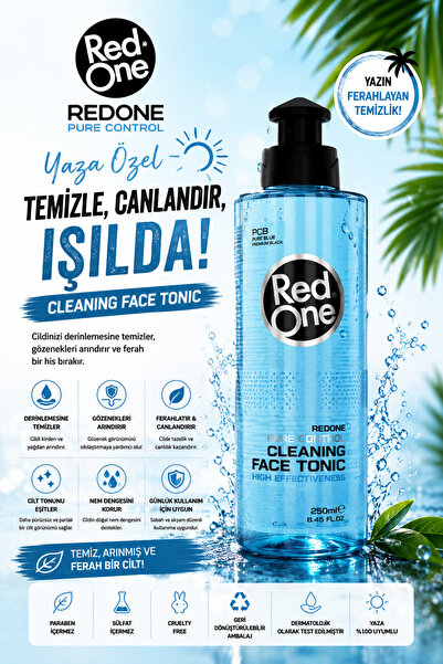 Red One Redone Yüz Temizleme Toniği Ve Akne Karşiti Makyaj Temizleme - Vegan ...