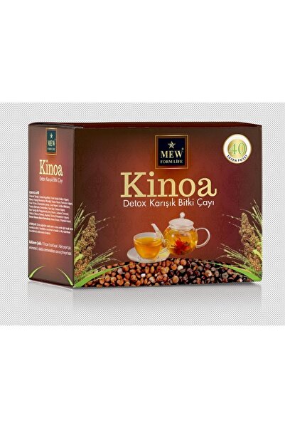 MEW FORM LİFE Bitkisel Kinoa Detox Çayı 40'lı Süzen Poşet