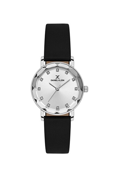 Daniel Klein Kasası Gümüş Kordonu Siyah Renk 28 Mm Hediye Paketli Kadın Kol S...
