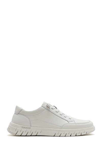 Derimod Erkek Beyaz Bağcıklı Deri Sneaker 26SFD694918