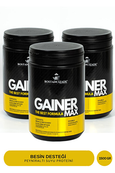 BOSTANCIZADE 3’lü Set Besin Desteği Protein Tozu Çikolata Aromalı Toz 1500 gr