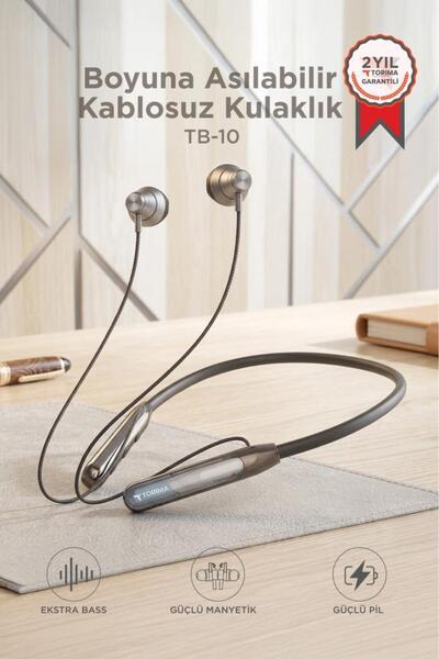 Torima Bluetooth Kulaklık Boyun Askılı Neckband ENC Extra Bass Manyetik Kulak...