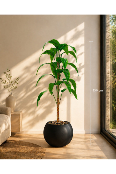 CENTRHOME 130cm Artificial Decoration Tree with Mulch Base