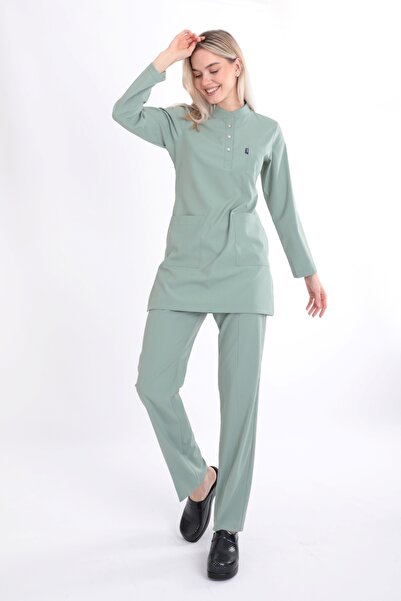 uçak iş giyim Set de uniforme medicale pentru femei Tesettür KARYA din Lycra ...