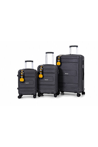 travelp Travel Polo 3'lü Set Polipropilen Süper Esnek Kırılmaz Tekerlekli Val...