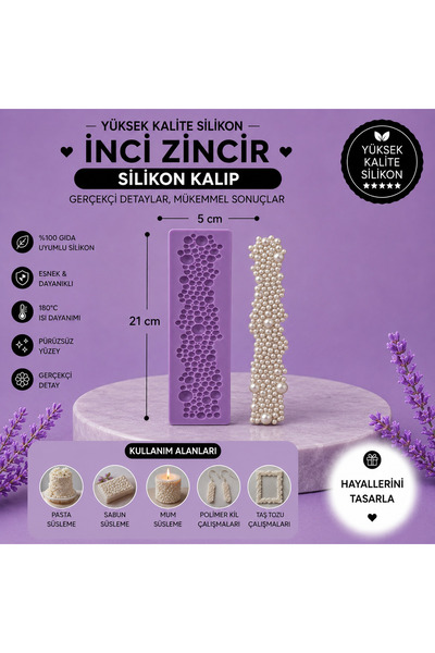 Dr.Paste Silikon Kalıp Inci Zincir