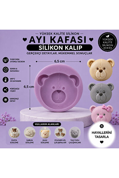 Dr.Paste Silikon Kalıp Ayı Kafası