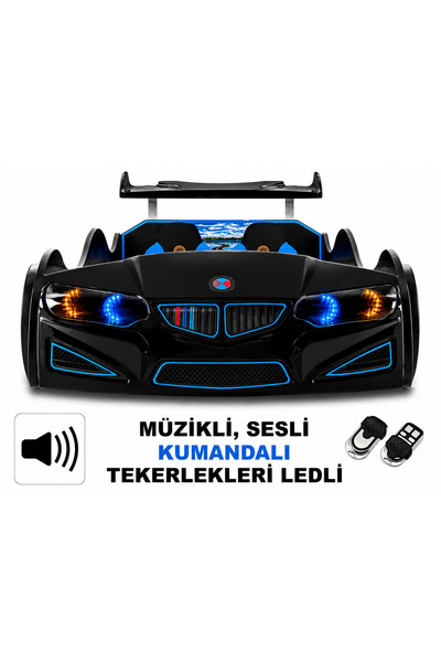 Genel Markalar Bmw - Full - Arabalı Yatak Araba Karyola - M9 Serisi - Tekerle...