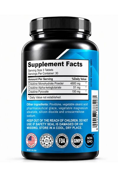 DR.FITNESS Creatine Tri-phase Tablet