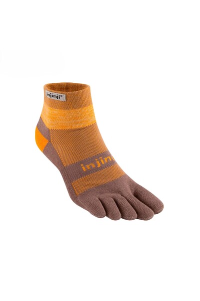 injinji TRAIL MIDWEIGHT MINI CREW COOLMAX - ذهبي - S
