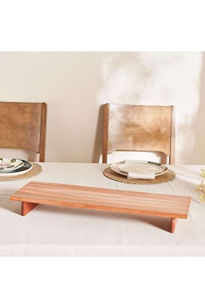 PAN HOME Novus Footed Wooden Serving Board 62x20x7cm -natural
