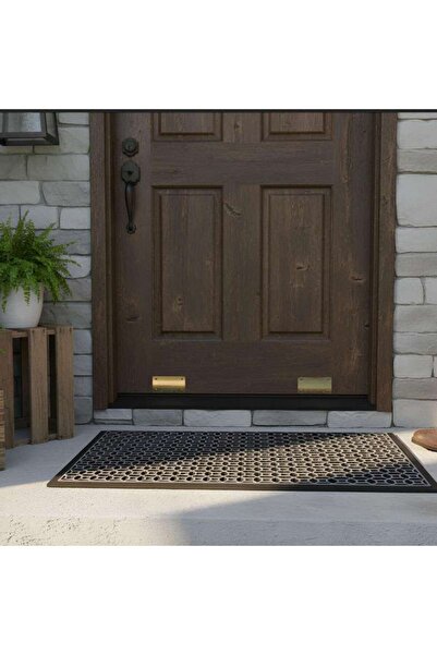 PAN HOME Mavic Pvc Door Mat 45x70cm - Silver