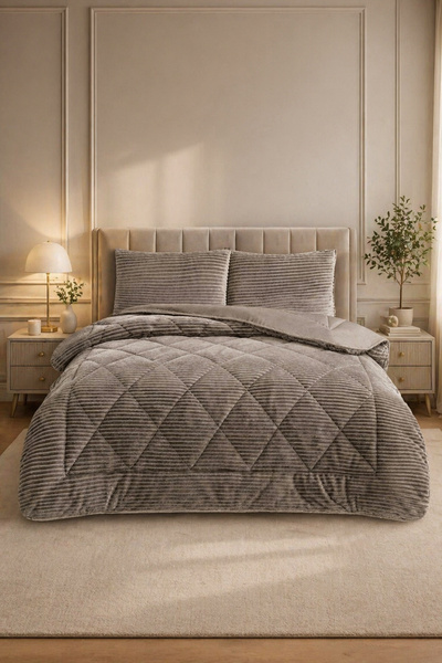 Vannes Home طقم لحاف مزدوج من ويلسوفت مع غطاء وسادة مزدوج الجانب، طقم نوم مع ...