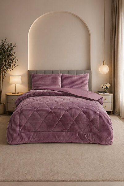 Vannes Home طقم لحاف مزدوج من ويلسوفت مع غطاء وسادة مزدوج الجانب، طقم نوم مع ...