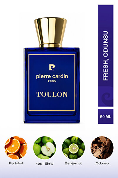Pierre Cardin Toulon EDT Erkek Parfüm 50 ml|Odunsu, Fresh|Yeşil Elma, Portaka...