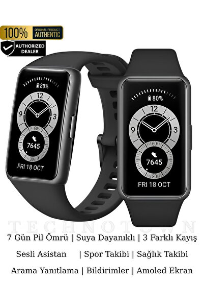 TECHNOTOWN SmartWatch 18 mini 7 Gün Pil Süresi Suya Dayanıklı Spor & Sağlık T...