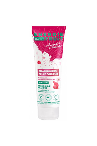 Energie Fruit PSR șampon colorant și strălucitor cu zmeură și flori de cireș,...
