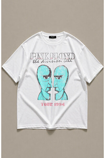 Fuddy Moda Unisex majica sa štampanjem The Division Bell Tour 1994, velika ma...