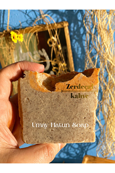 umay hatun soap CİLT AYDINLATICI PEELİNG & KAHVE - ZERDEÇAL SABUN - EL YAPIMI