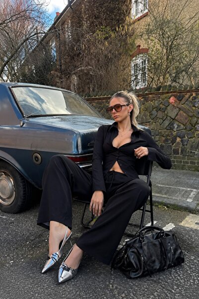 Moda ferfa Kadın uzun kollu vücuda oturan gömlek