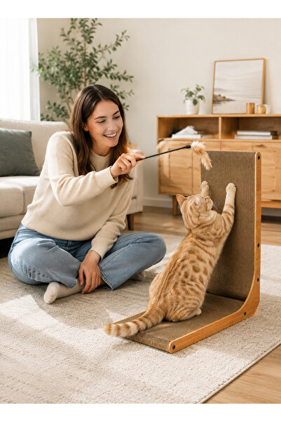 Yoawllty Cat Scratcher Pad for Indoor Cats, Durable Cat Claw Grinding Board, ...