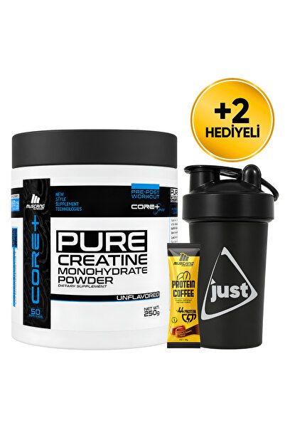 Mustang Nutrition Core+ Pure Creatine Monohydrate Powder Creatine 250 Gr 50 S...